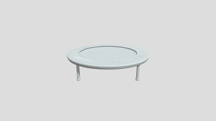 Trampoline 3D – Mô hình sân nhún ngoài trời 3D Model