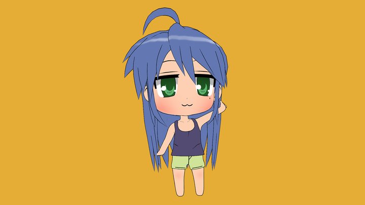 Izumi Konata 3D Model