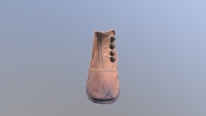 Button shoe RU 3D Model