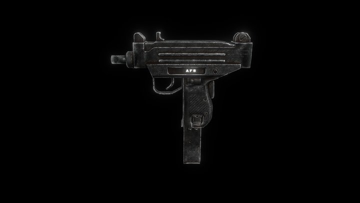 Micro Uzi 3D Model