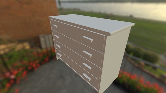 chest of drawers 3D Model