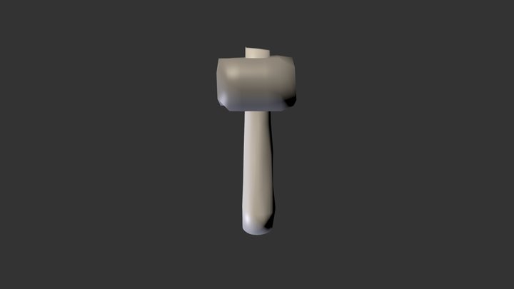 Caveman Hammer 3D Model