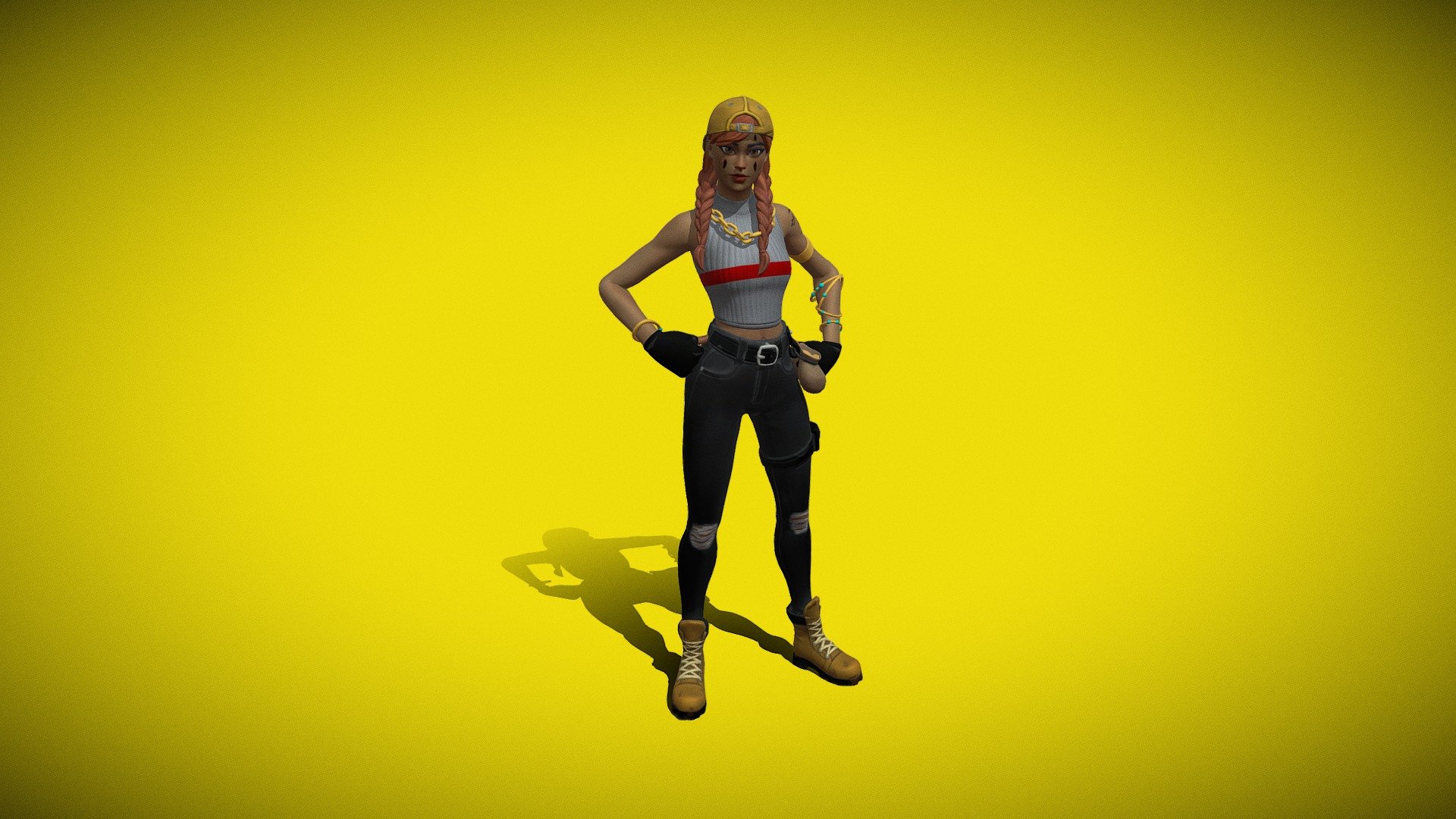 How To Animate Real Fortnite Model Fortnite Aura Download Free 3d Model By Astronatee Astronatee Ff5c5af