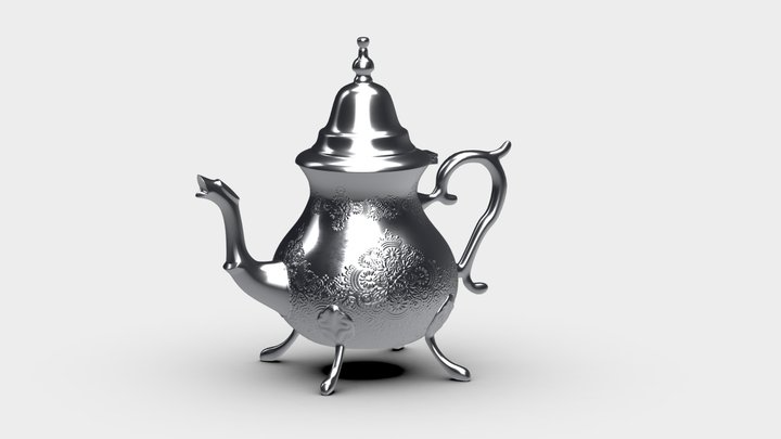 Moroccan Teapot (BARRAD) 3D Model