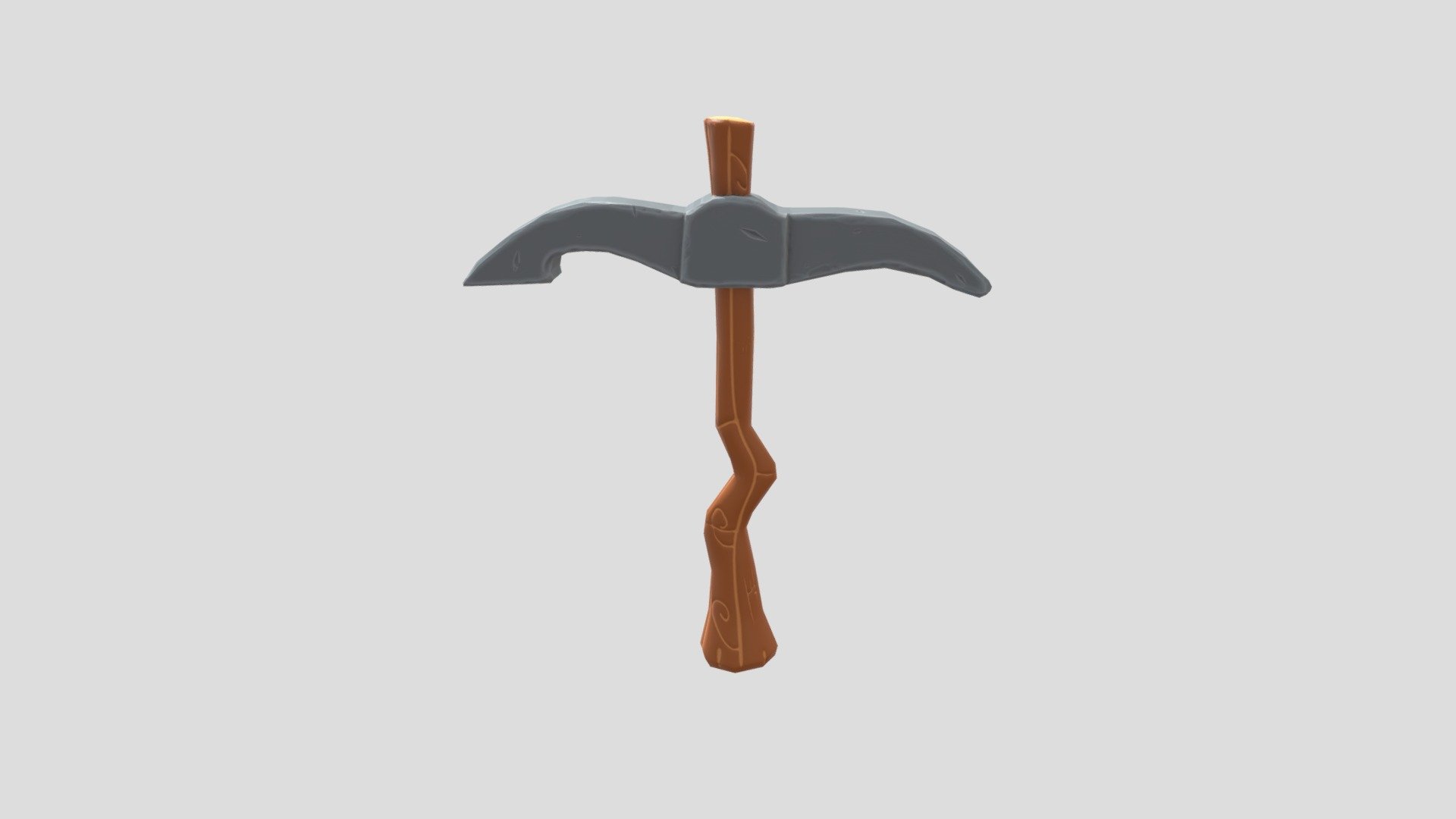 Stylized PickAxe (Game Asset) 3D model by Mario Paradiso