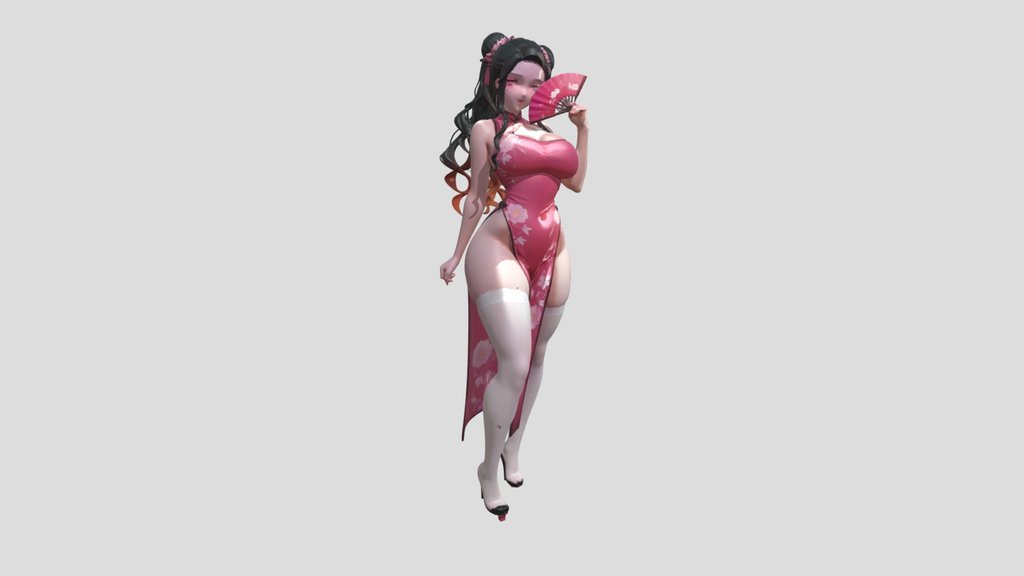 kitajima Pink Qipao