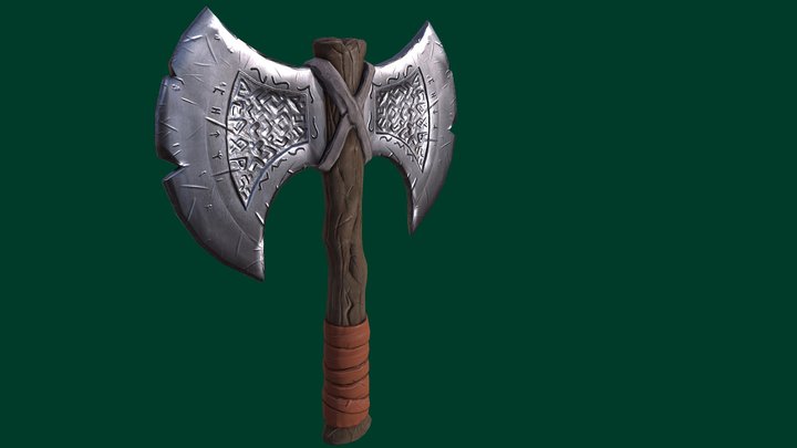 Machado/Axe Low Poly 3D Model
