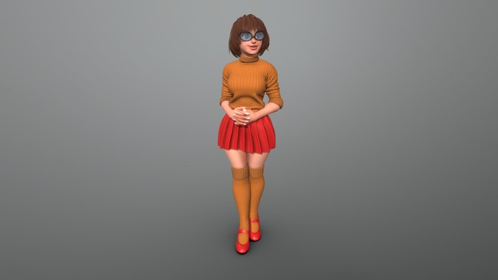 Velma Dinkley G8F  3d Models for Daz Studio and Poser