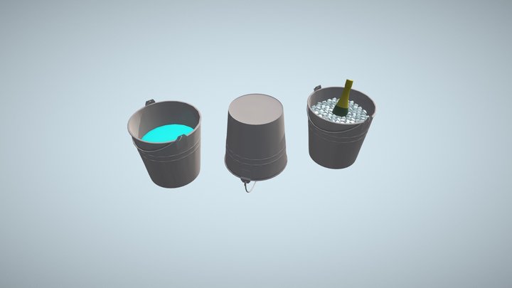 Buckets 3D Model