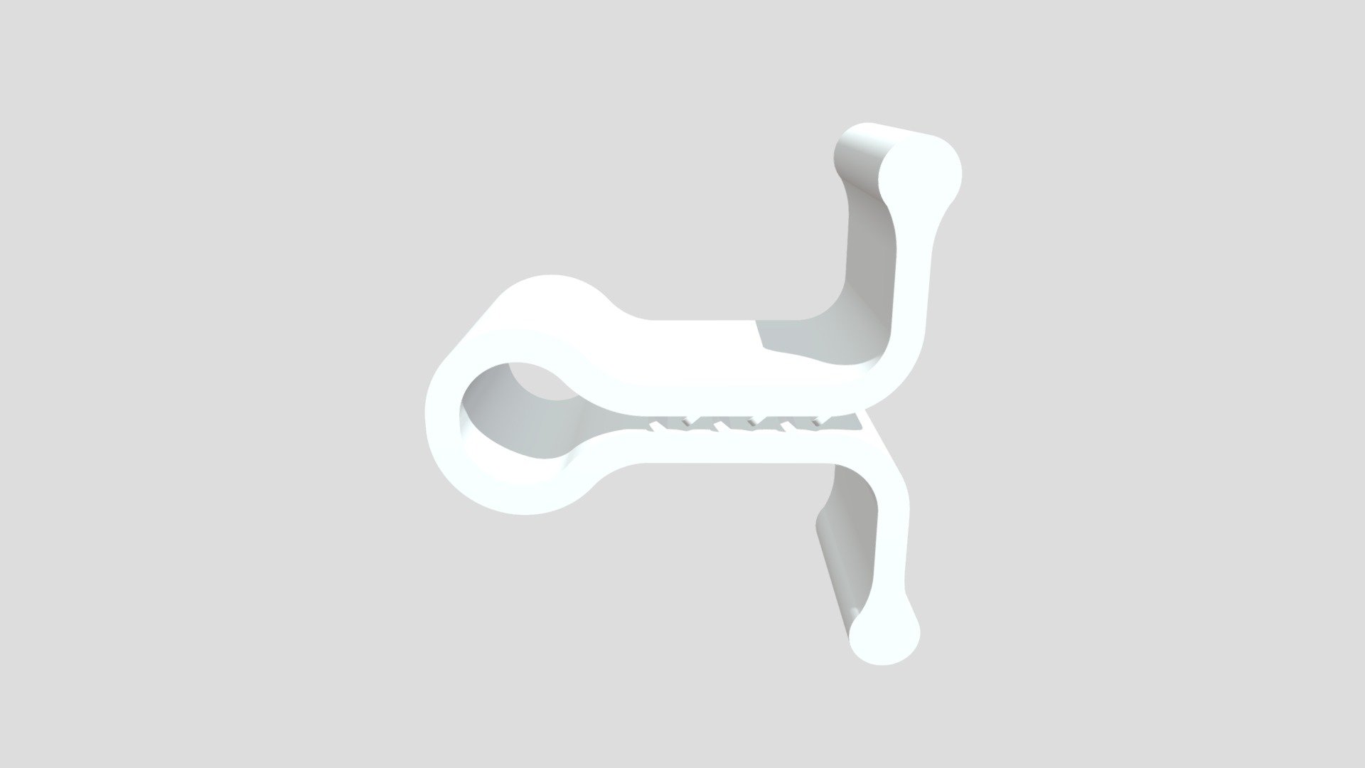 Clip-on Shower Curtain Handle