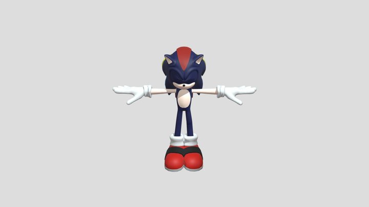 Moony Loony "KN-44" the Hedgehog / FC character 3D Model