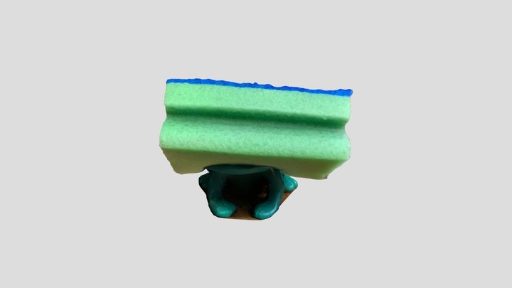 Frog the sponge holder 3D Model