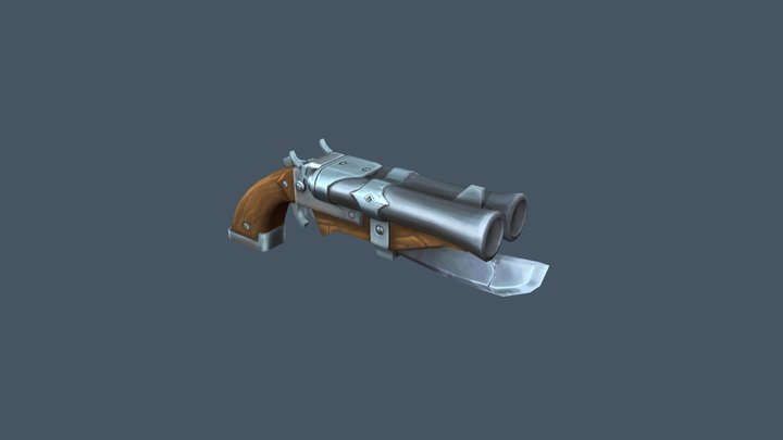 [Handpaint] Sawed_off 3D Model
