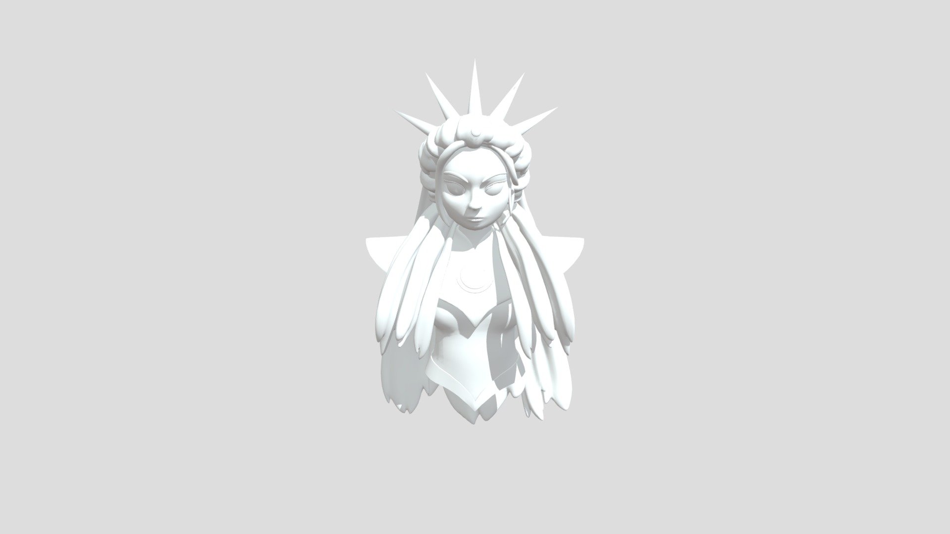 Artemis Bust — She-Ra Inspired