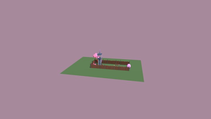 low poly battle 3D Model