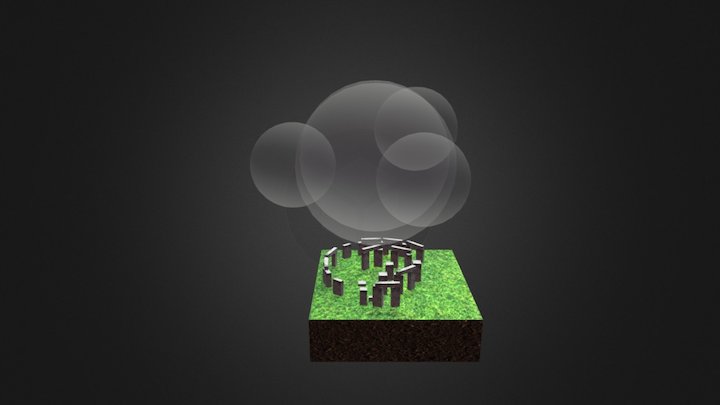 Ancient Monument 3D Model
