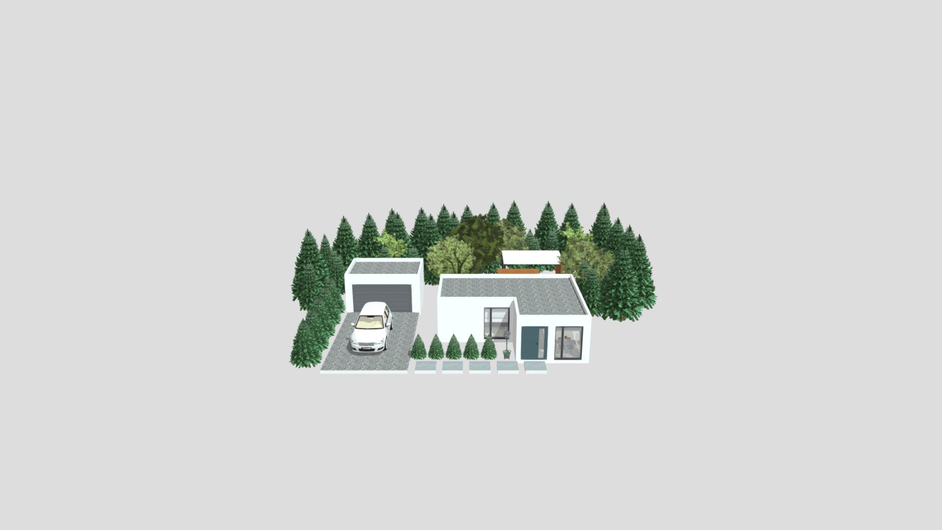 Flat Roof Bungalow