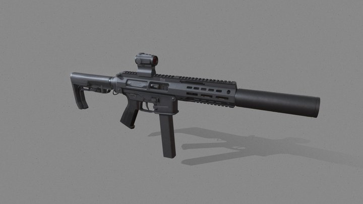 B&T SPC9 3D Model