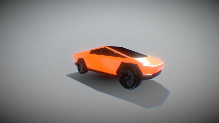 Tesla Orange - XRLab 3D Model