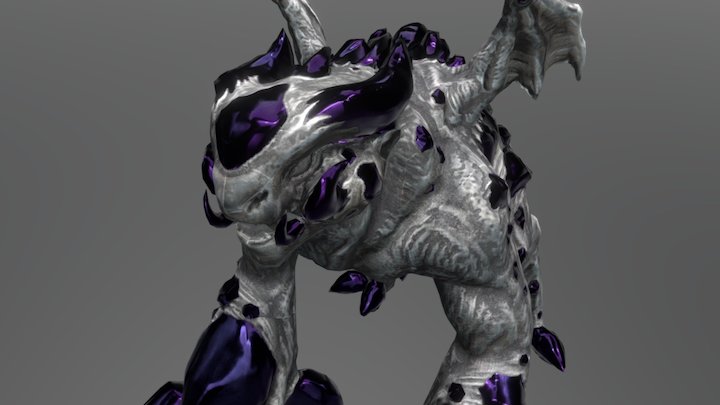 Gargoyle "Smooshy" 3D Model