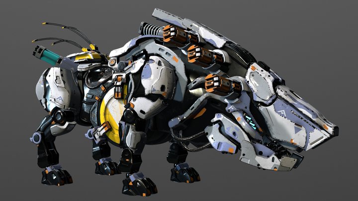 Behemoth from Horizon Zero Dawn 3D Model