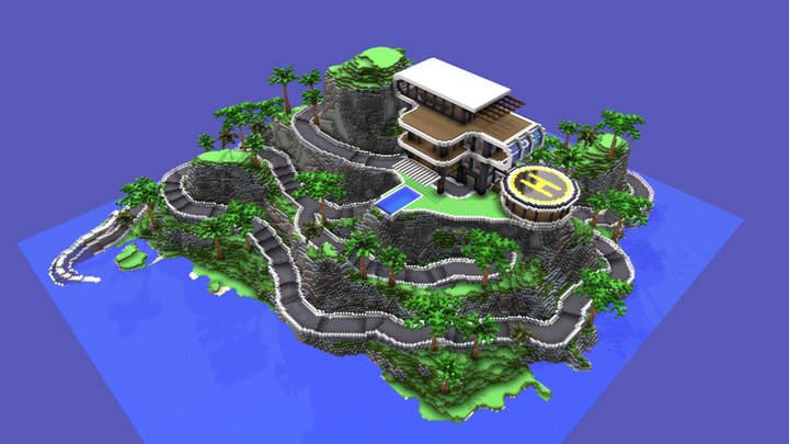 Racetracks 3D Model