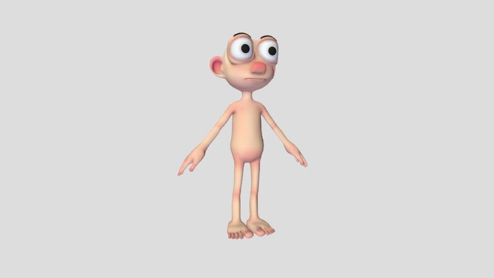 human cartoon male 3D Model
