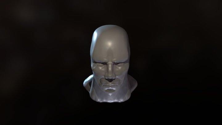Male Head 01(2) 3D Model