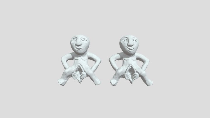 Sheela-na-gig – Medieval Pendants 3D Model