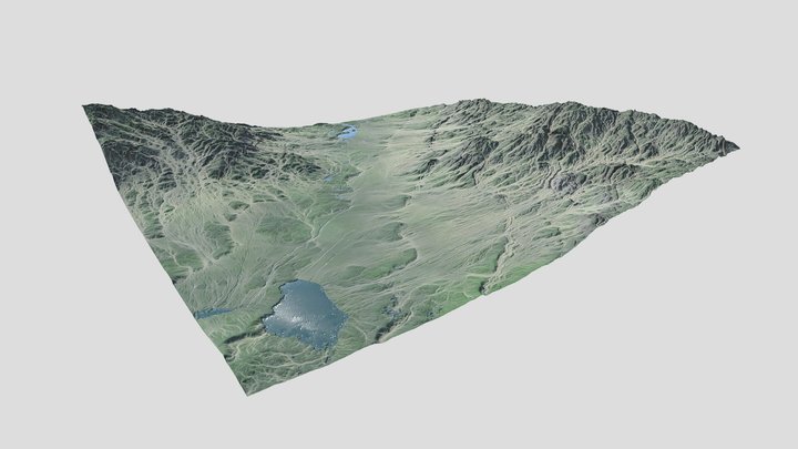 Mountain Valley Lake 3D Model