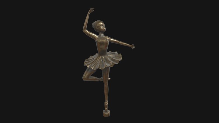 Music Box Ballerina 3D Model