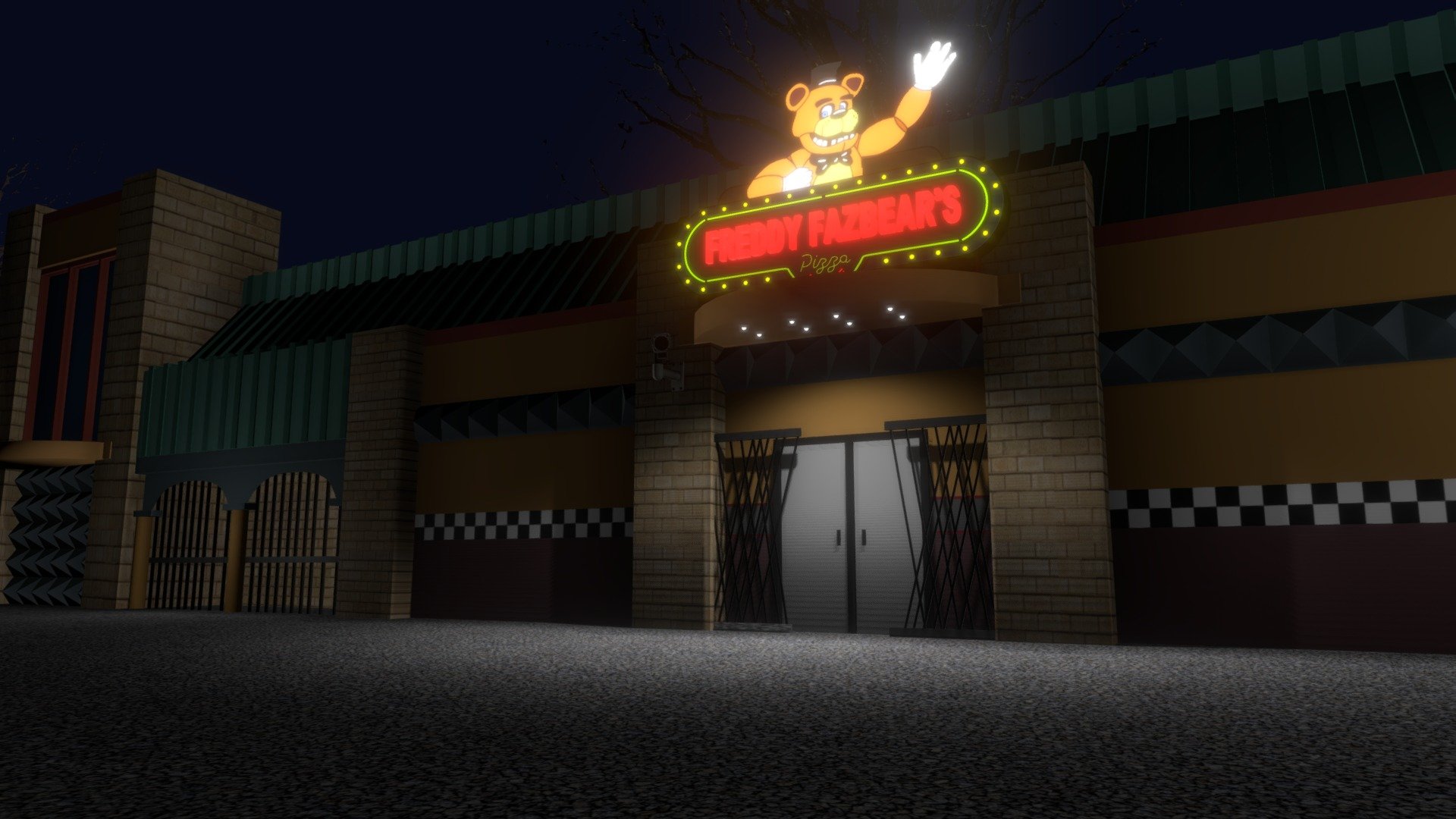 Pizzeria Fnaf Movie - Download Free 3D model by TOY WAR (@toywar.com ...