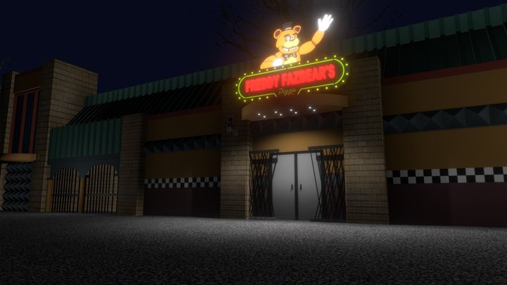 Pizzeria Fnaf Movie 3D Model