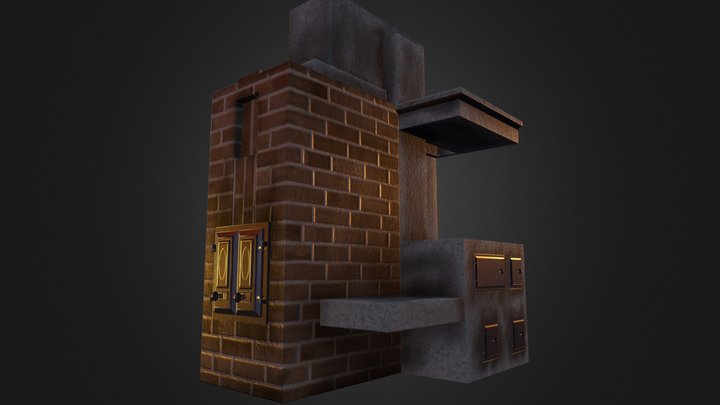 Fireplace 3D Model