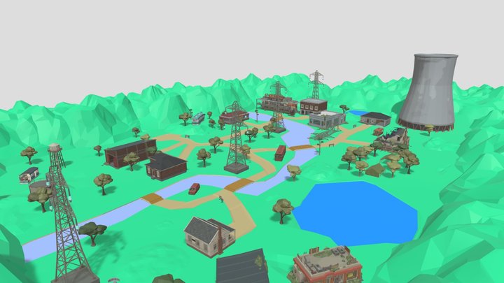 chicken gun fruzer village – Modèle 3D gratuit STL