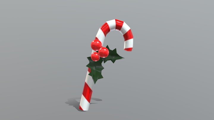 Christmas Candy cane 3D Model