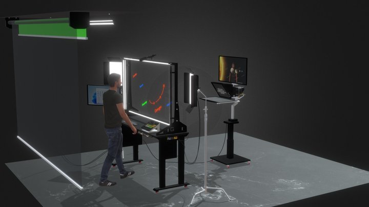 Студия GlooBoard Медиакласс 3D Model