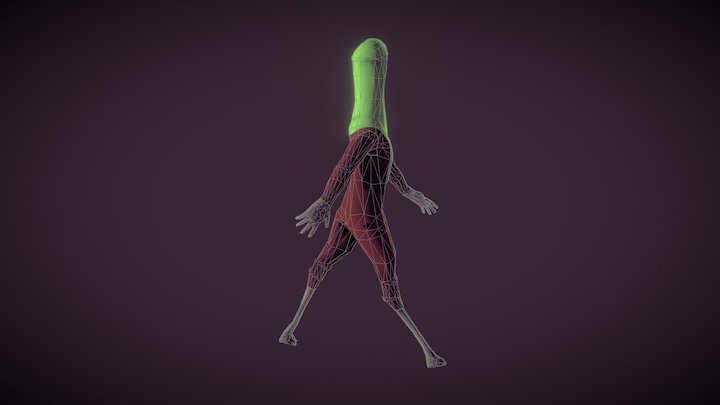 Animation - Walk - Azalaï 3D Model