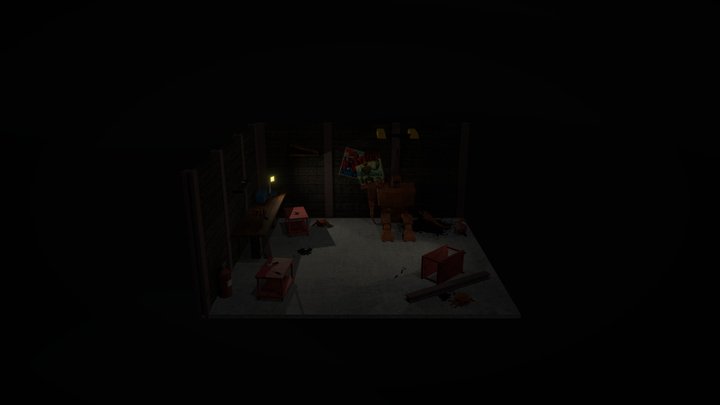Garage Environment 3D Model