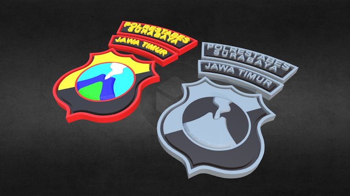 Polrestabes Jawa Timur 3D Model