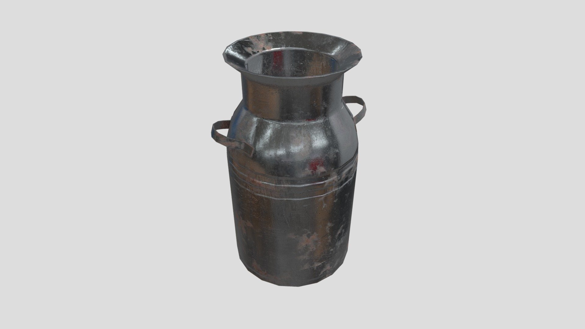 Metal Milk Jug
