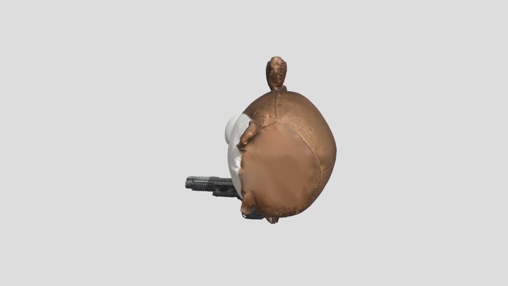 199049-bear_with_gun (repaired) 3D Model
