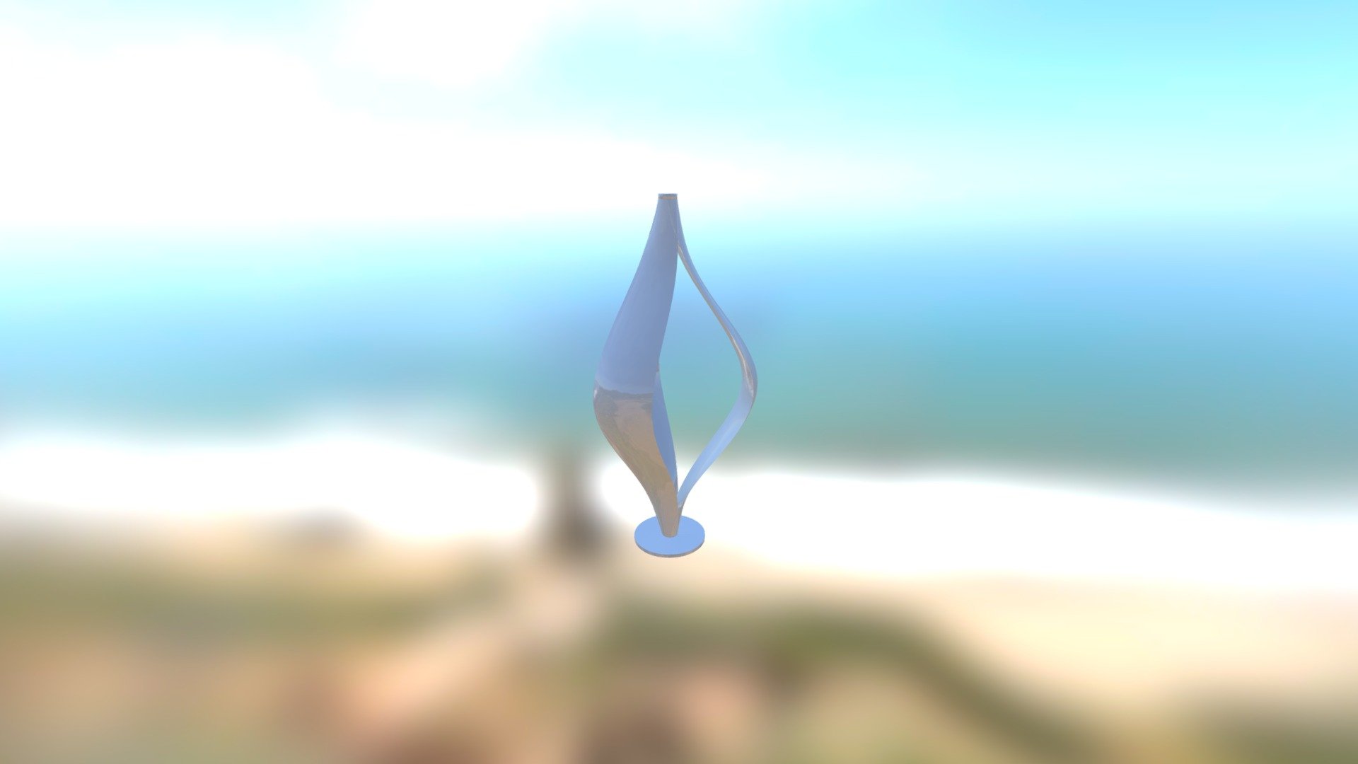 Vertical Wind Turbine — Sketchfab embed 3D viewer