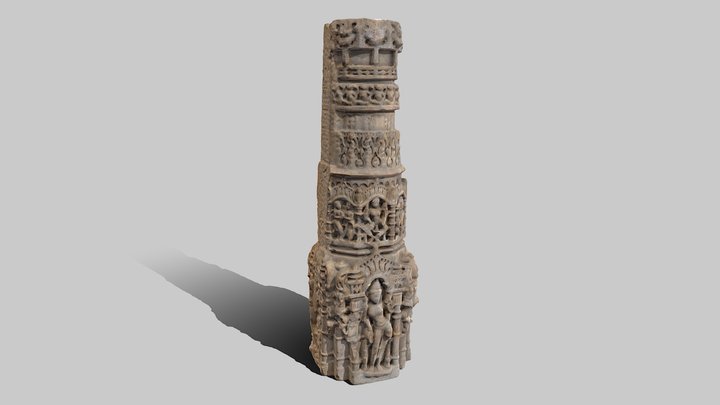 India Marble Temple Pillar – Modelo 3D gratuito STL