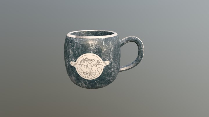 Marble Mug 3D Model