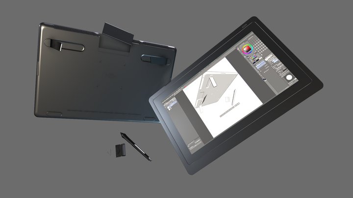 Cintiq 16 3D Model