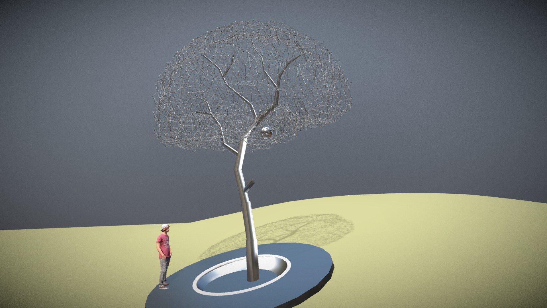BRAIN TREE NET - 3D model by Dmytro Dokunov (@dokunod) [ff7503a ...