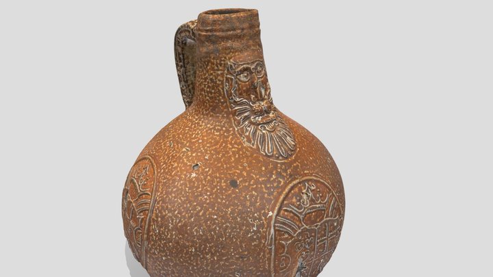 Bartmann mug | baardmankruik Z1952-II89 – Free 3D Model STL