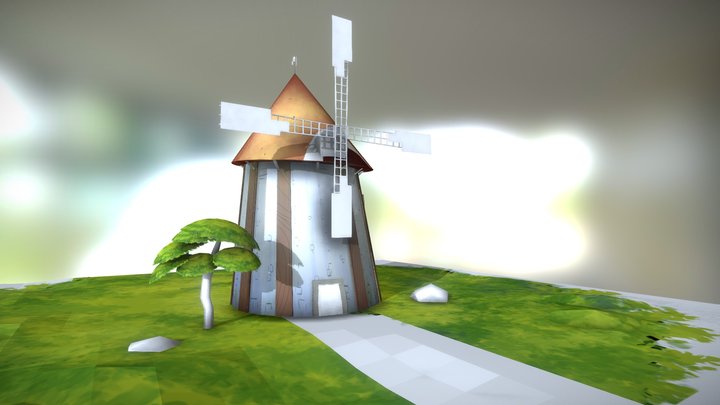 moulin 3D Model