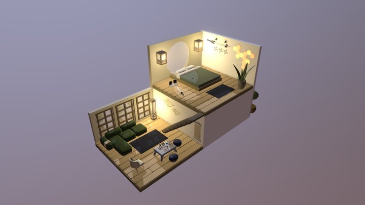 ASUKA- My Room 3D Model